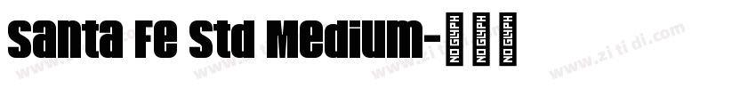 Santa Fe Std Medium字体转换